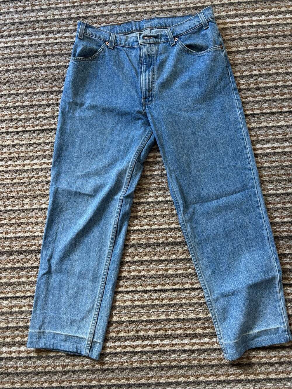 Levi's 585 Jeans Size 36x30 Blue Denim Orange Tab USA